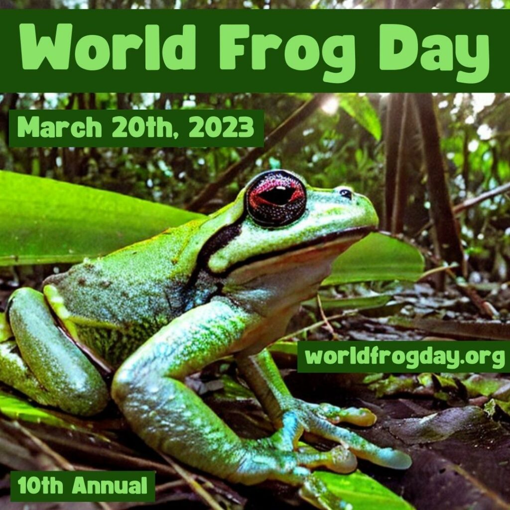 World Frog Day Icon- Stable Diffusion Frog